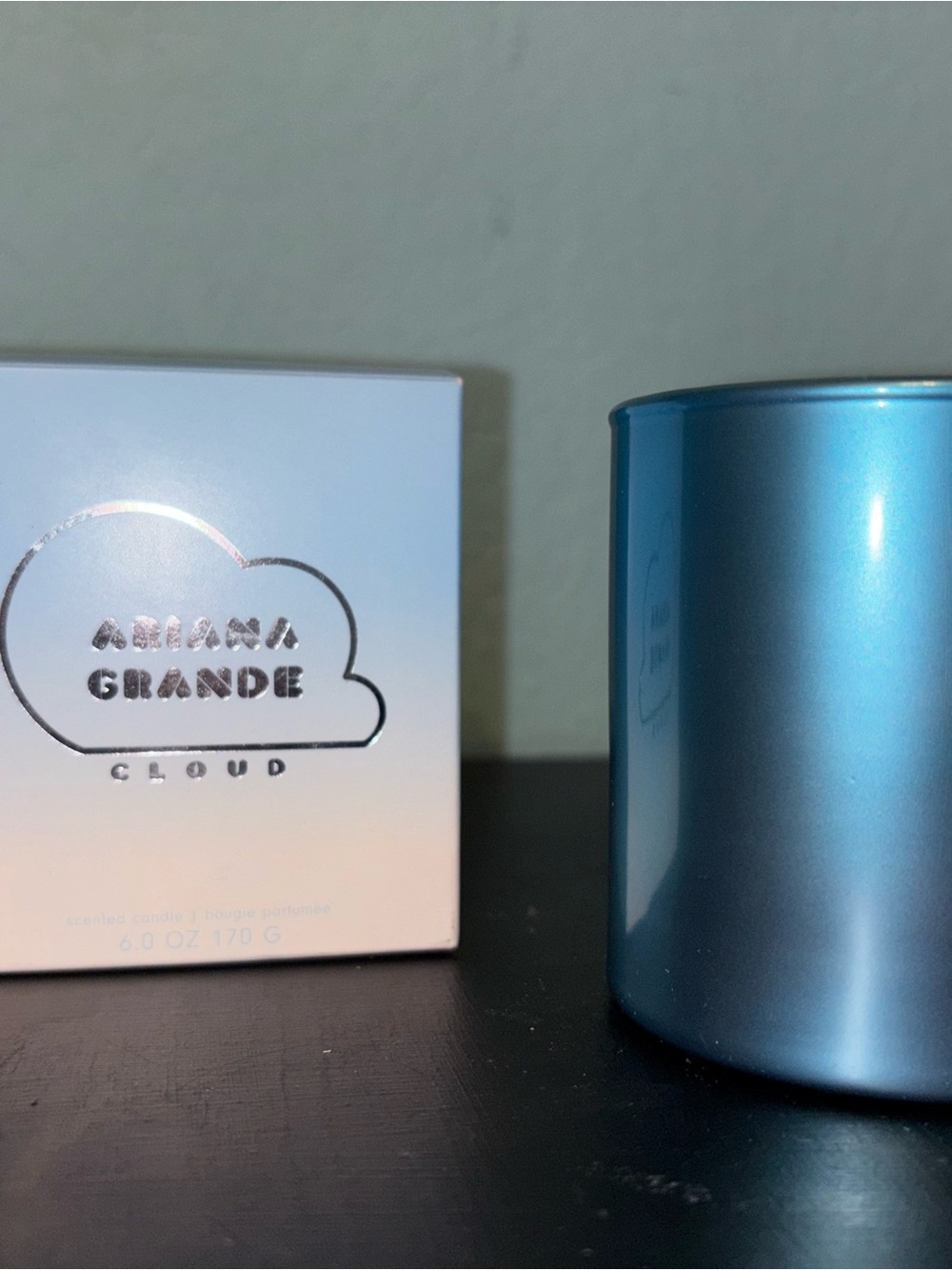 Ariana Grande Cloud Candle in Shiny Teal Vessel